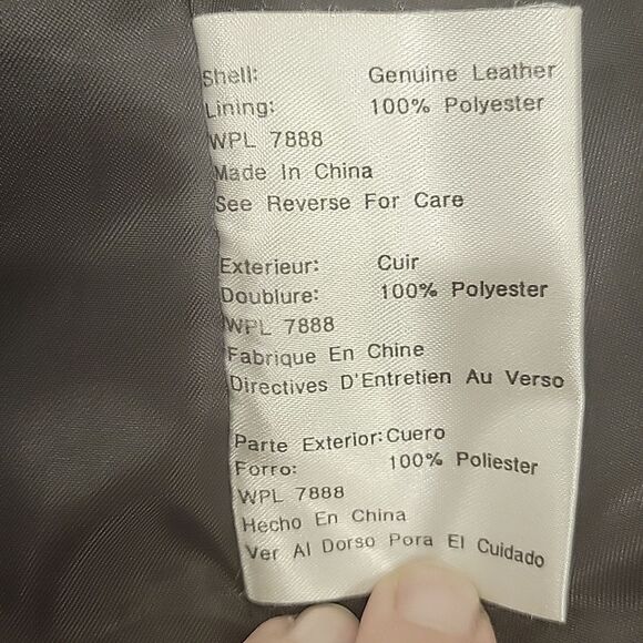 Michael kors leather jacket, L - Picture 4 of 4